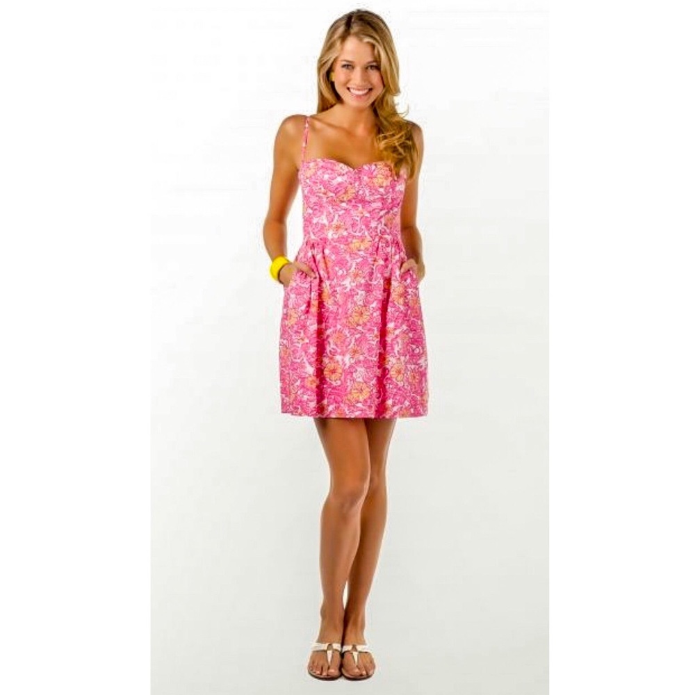 NWT Lilly Pulitzer Georgie Dress Chum Bucket sz 12